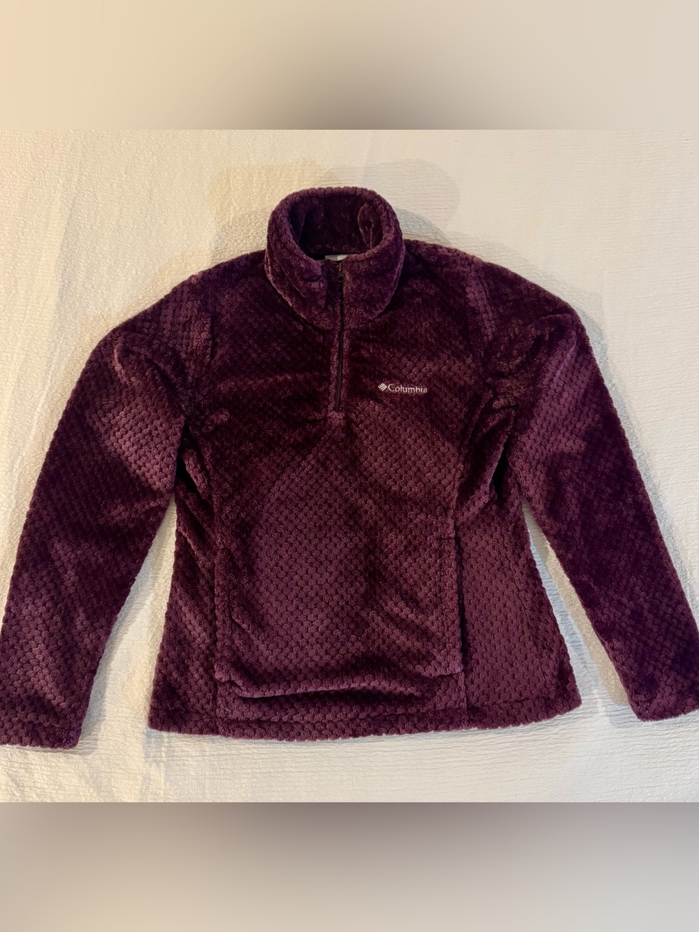 Columbia Women’s Fleece Quarter-Zip Deep Plum/ Burgundy